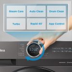 Midea 9kg Titanium Front Loader Steam Washing Machine - Image 8