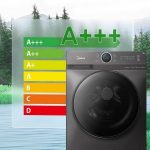 Midea 9kg Titanium Front Loader Steam Washing Machine - Image 9