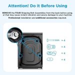 Midea 9kg Titanium Front Loader Steam Washing Machine - Image 10