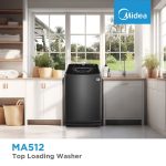 Midea 16kg Top Load Washing Machine - Titanium - Image 7