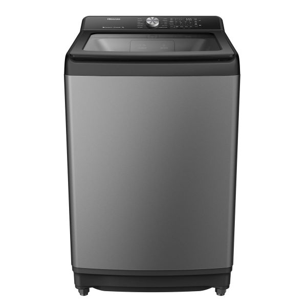Hisense 18Kg Smart Top Loader Washing Machine with Inverter- Premium Black