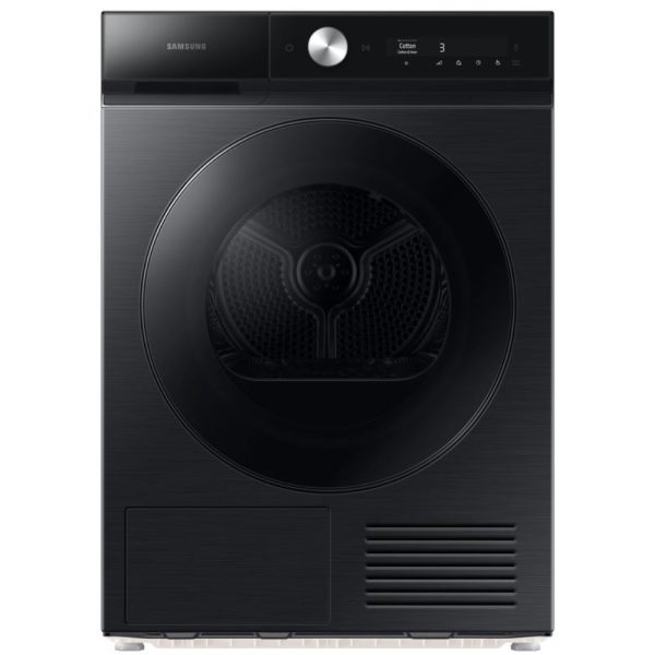 Samsung 9kg Digital Inverter Heat Pump Tumble Dryer Bespoke Black DV90