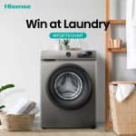 Hisense 7Kg Front Loader Washing Machine with Inverter-Titanium Grey - Image 4