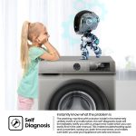 Hisense 7Kg Front Loader Washing Machine with Inverter-Titanium Grey - Image 7