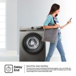 Hisense 7Kg Front Loader Washing Machine with Inverter-Titanium Grey - Image 11