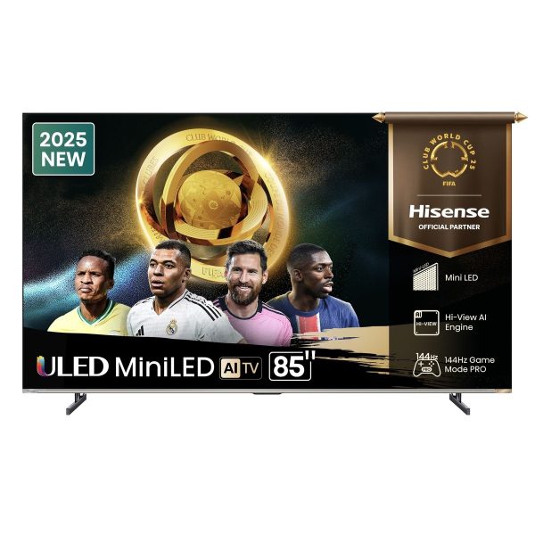 Hisense 85" U7Q 144Hz 4K MiniLED Smart TV with Quantum Dot & Dolby Digital