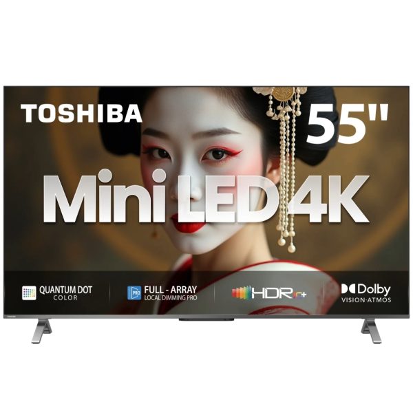 Toshiba 55" 4K Mini LED QLED Television Smart TV - Dolby Vision Plasma TV
