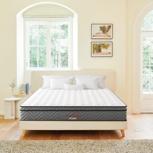 New York mattress,19 cm spring mattress,Full size mattress with pressure relief,mattress suitable for all bed frames (01 Single)