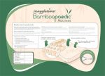 Snuggletime Bamboopaedic Mattress, Standard Camp Cot - Image 6