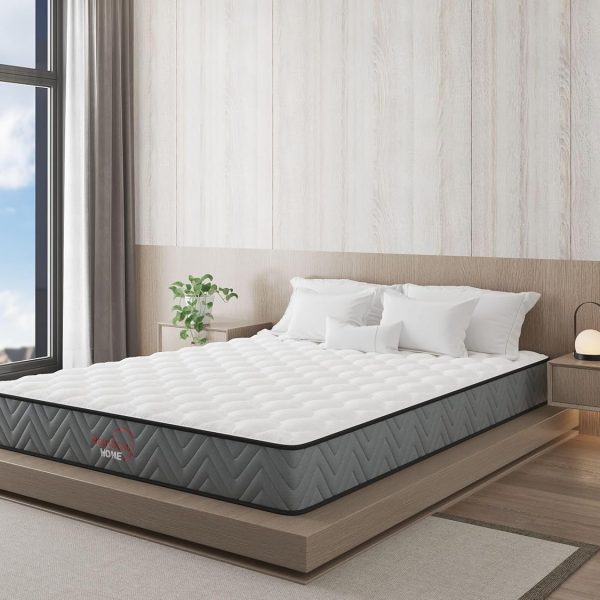 Brooklyn Mattress, 20cm Contoured Eco-Friendly Foam and Spring Hybrid Mattress, Cool and Breathable, Medium Firm and Strong Load-Bearing, Certipur Certified Mattress in a Box (01 Single)