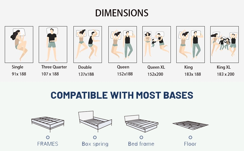 full size mattress memory foam full mattress in a box medium firm mattress