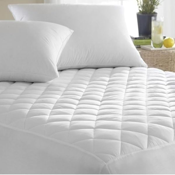 Dreyer Linen Quilted Hospitality Mattress Protector (Queen)