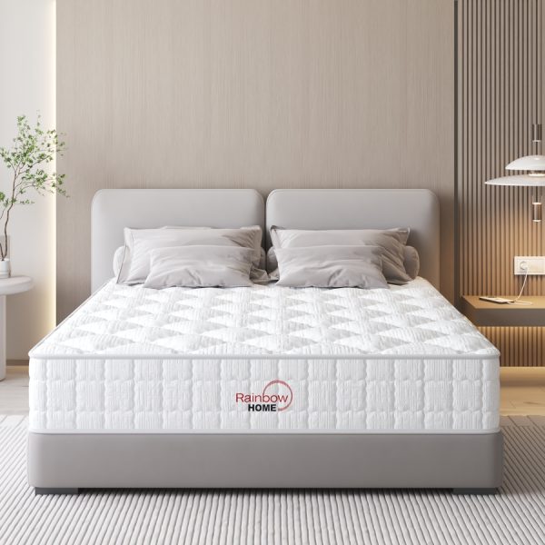Rainbow Home Berlin 4-star Pocket Spring Firm Mattress White