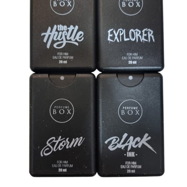 Perfume Box Pack of 4 For Him Pocket Size Colognes 20ml Bottles