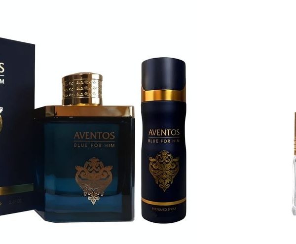 Aventos Blue Pour Homme with Deodorant - 100ml + Perfume Oil Gift