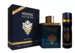 Aventos Blue Pour Homme with Deodorant - 100ml + Perfume Oil Gift - Image 2