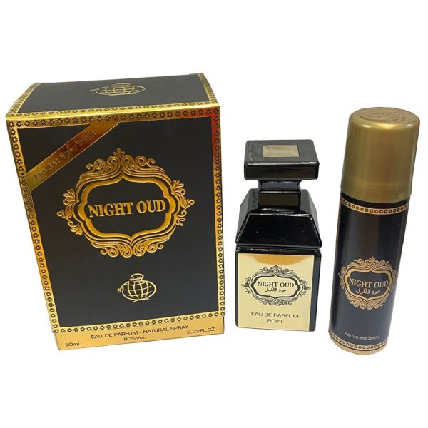 Night Oud Gift Set (Unisex 80ml EDP) Fragrance World