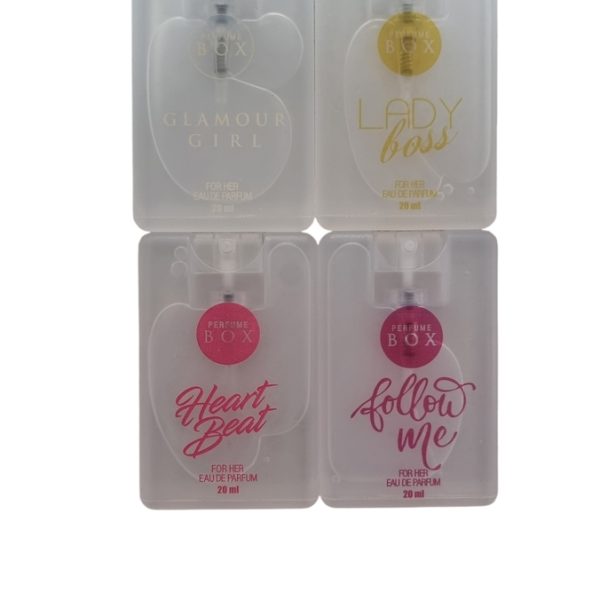 Perfume Box - Pack of 4 Perfumes For Her Pocket Size 20ml Bottles