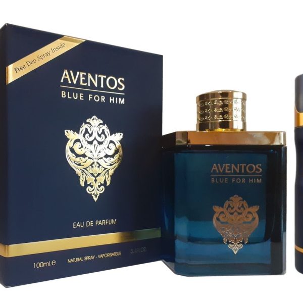 Aventos Blue For Him Parfum With Deo Spray (100ml)