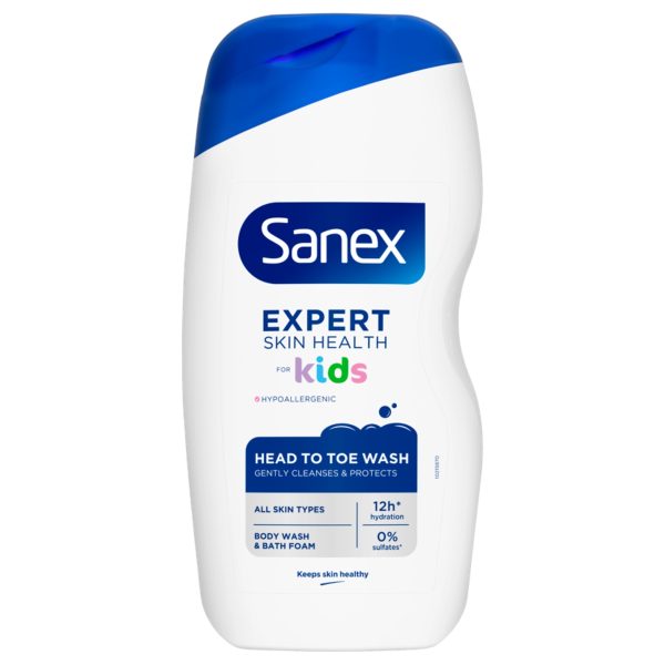Sanex Dermo Kids Body Wash and Foam Bath - 500ml
