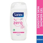 Sanex Zero% Sensitive Shower Gel - Body Wash - 500ml - Image 2