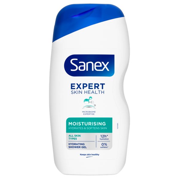 Sanex Expert Skin Health Moisturising Shower Gel - Body Wash 500ML