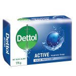 Dettol 4x175g, Hygiene Hand & Body Soap, Active, Bulk Pack - Image 2