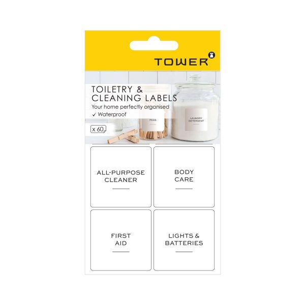 Toiletry and Cleaning Labels