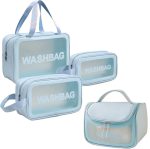 4 Piece Waterproof Toiletry Bag with Handle - Easy Trade - Image 7