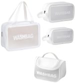 4 Piece Waterproof Toiletry Bag with Handle - Easy Trade - Image 21