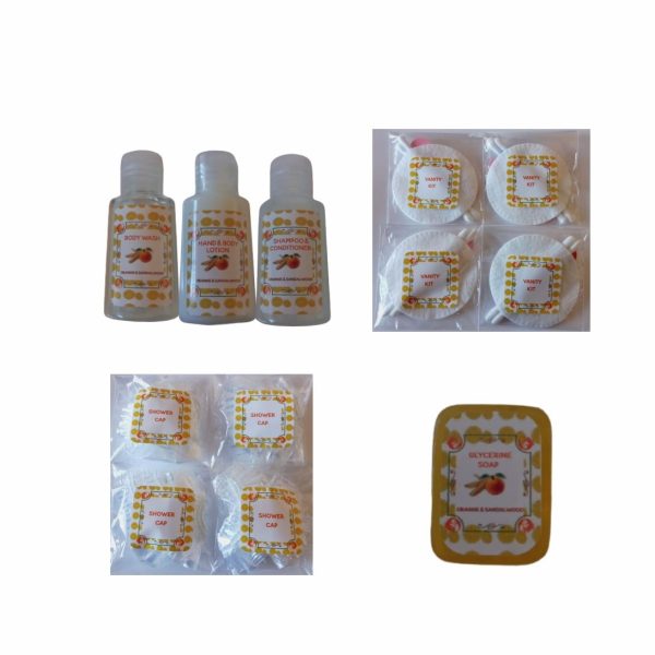 Calro Hospitality Room Amenities Guest Pack 30ml - Orange & Sandalwood