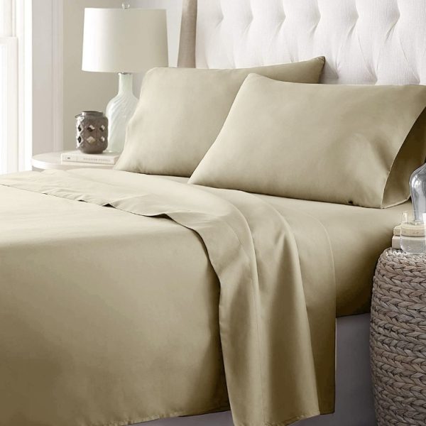 NANWEI 4-Piece Soft Bedding Sets - Hypoallergenic Microfibre