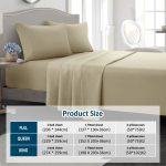 NANWEI 4-Piece Soft Bedding Sets - Hypoallergenic Microfibre - Image 3