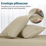 NANWEI 4-Piece Soft Bedding Sets - Hypoallergenic Microfibre - Image 6