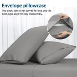 Microfiber Hypoallergenic Soft Bed Sheets - 4 Piece - Image 21