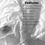 Bedtime Bliss TM - Mattress Protector - Quilted Mattress Pad - Image 4