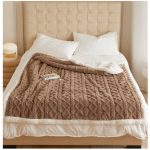 Warm Flannel Fluffy Throw Fleece Soft Thick Blankets - Image 12