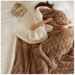 Warm Flannel Fluffy Throw Fleece Soft Thick Blankets - Image 13
