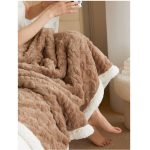 Warm Flannel Fluffy Throw Fleece Soft Thick Blankets - Image 14