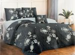 Dream World Bedspread Set Queen 5 Piece Microfiber - Image 4