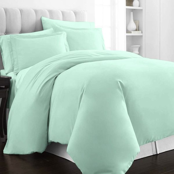 Pizuna Cotton Duvet Cover Set Luxurious 400 Thread Count Bedding Set