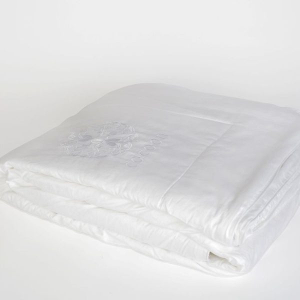 Cocoon Bedding - 100% Mulberry Silk Filled Summer Duvet with Cotton Casing