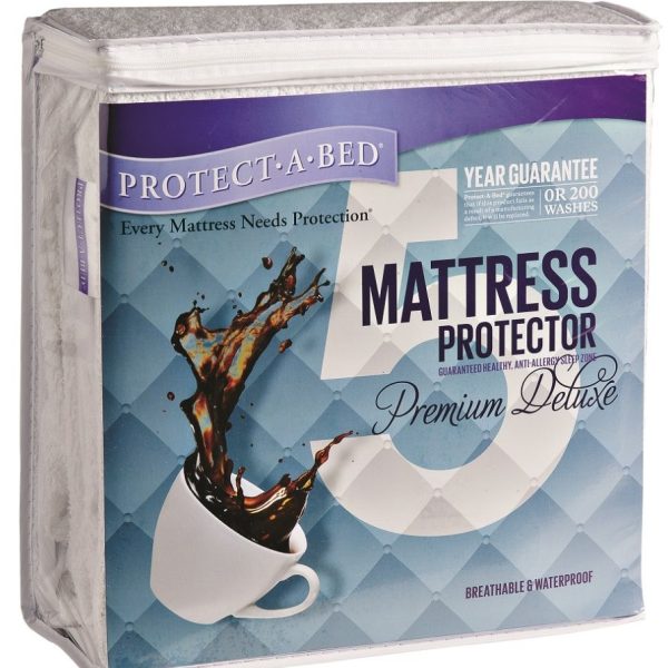 Protect-A-Bed - Premium Deluxe Mattress Protector - White