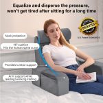 Topika-Reading Pillow w/ Armrests, Detachable Reading Chair&Headboard Pillow - Image 5