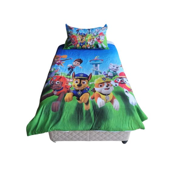 Paw Patrol 3D Printed Single Bed Duvet Cover