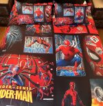 Avengers / Spiderman 3D Printed Double Bed Duvet Cover Set - Image 5