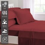 Pizuna Cotton Bed Sheets - 4 Piece 400 TC Bedding Set - Image 2