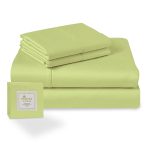 Pizuna Cotton Bed Sheets - 4 Piece 400 TC Bedding Set - Image 6