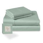 Pizuna Cotton Bed Sheets - 4 Piece 400 TC Bedding Set - Image 9