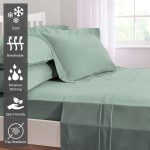 Pizuna Cotton Bed Sheets - 4 Piece 400 TC Bedding Set - Image 10